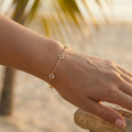 Diamond Station Chain Bracelet