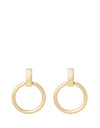Simple Ring Gold Earrings