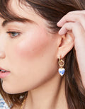 Ceramic Heart Earrings