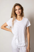Daisy Ruffle Bottom Tee
