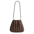 Carrie Pleated Vegan Shoulder Bag