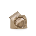 CINT-06 CIRCULAR BUCKLE LEATHER BELT