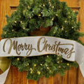 Merry Christmas Gold Banner