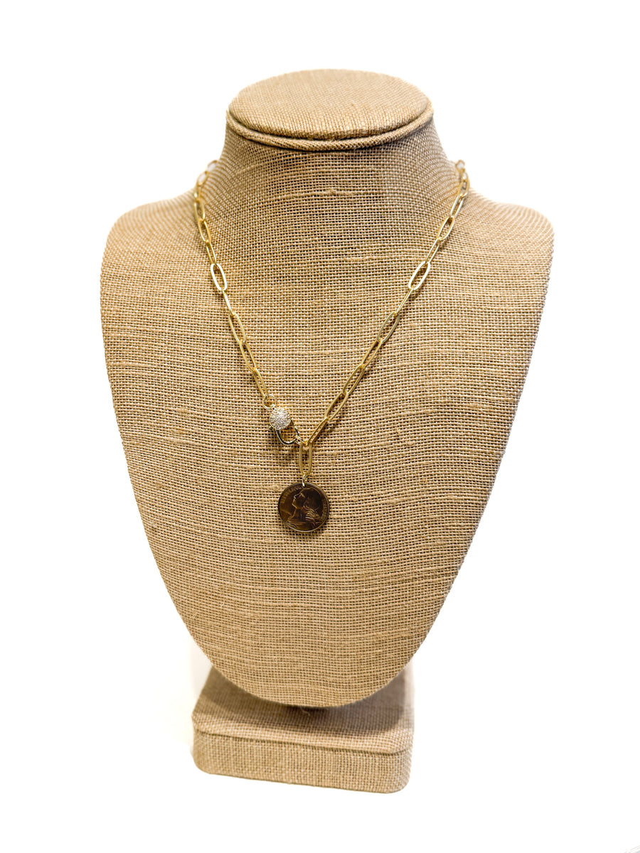 Petite Coin Franc Necklace