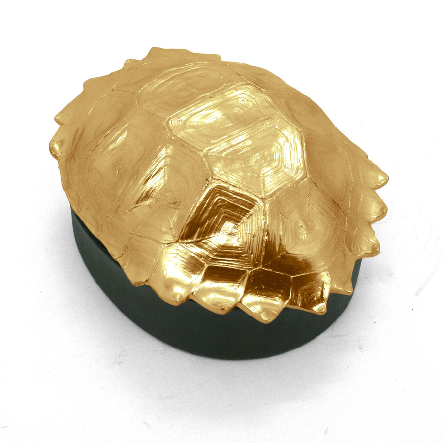 Gold Turtle Shell Box