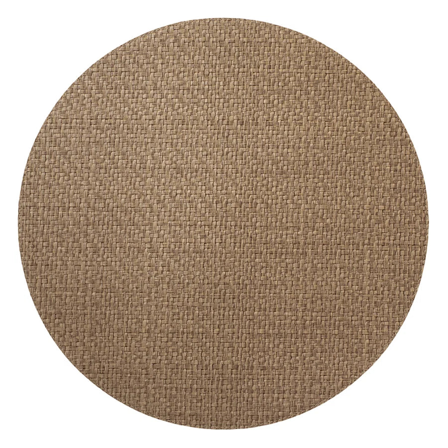 Wicker Textured Vinyl Placemats S/4