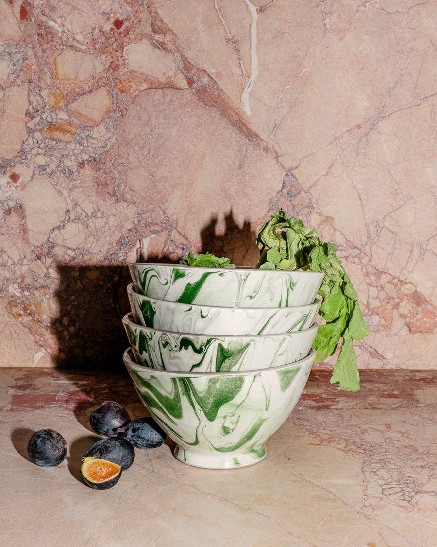 Marbled Olive Bowl