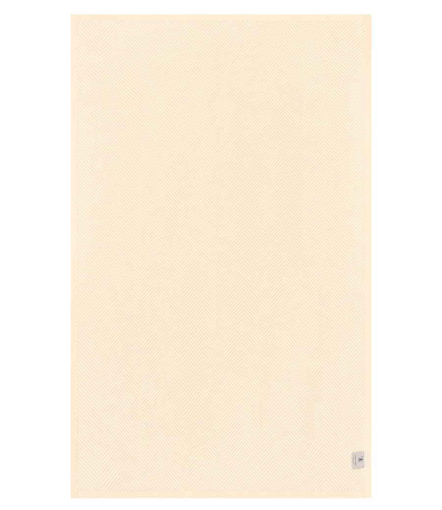 Harborview Herringbone Cream Blanket