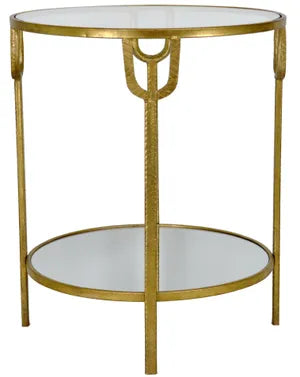 Gold End Table