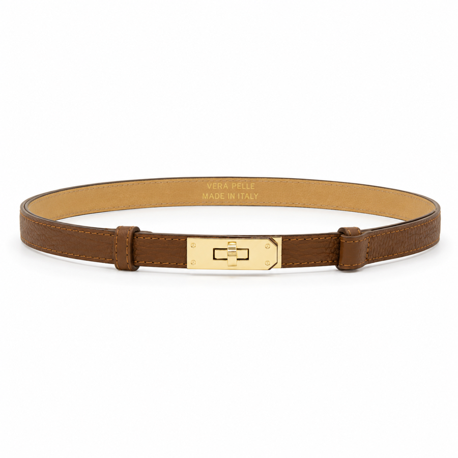 CINT-48 GENUINE ITALIAN LEATHER ADJUSTABLE BELT