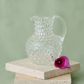 Hobnail Creamer | Clear Quartz | 1L | Bohemian Crystal