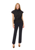 Cap Sleeve Side Sash Top