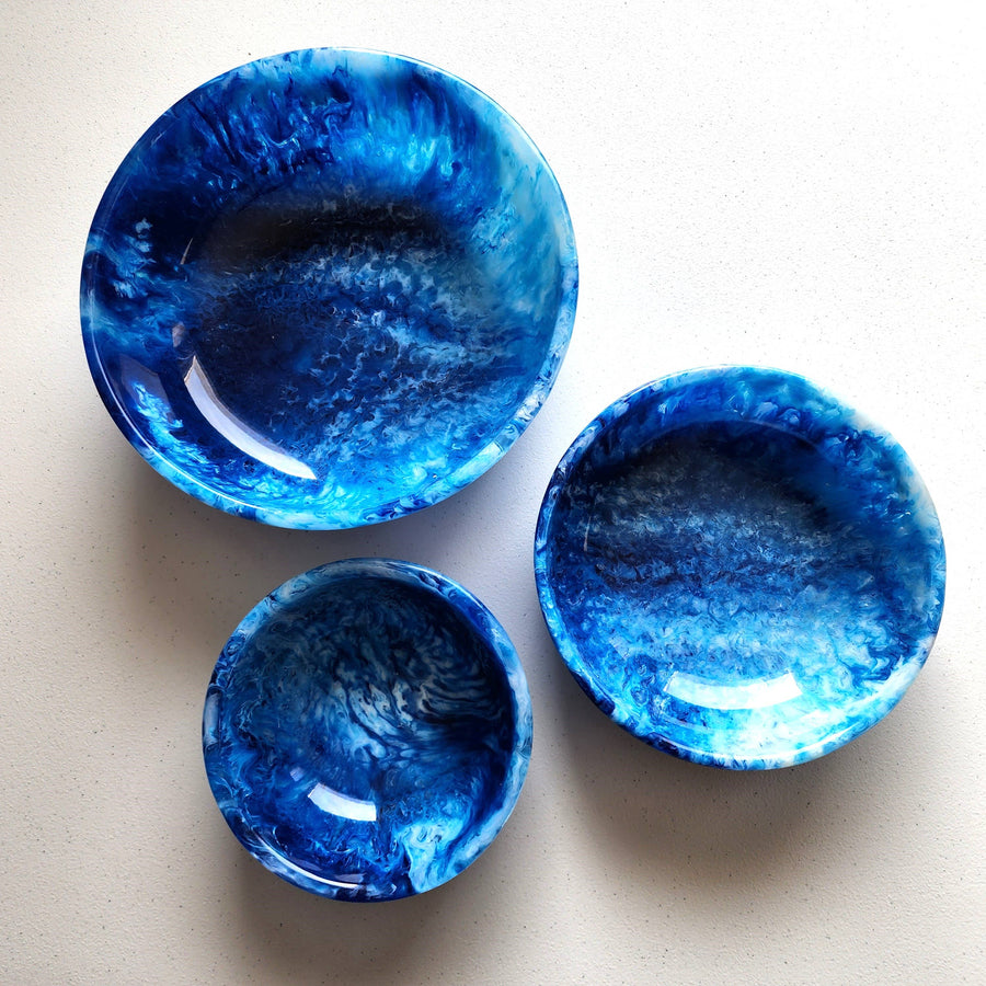 Resin Serving Bowls - Set of 3
