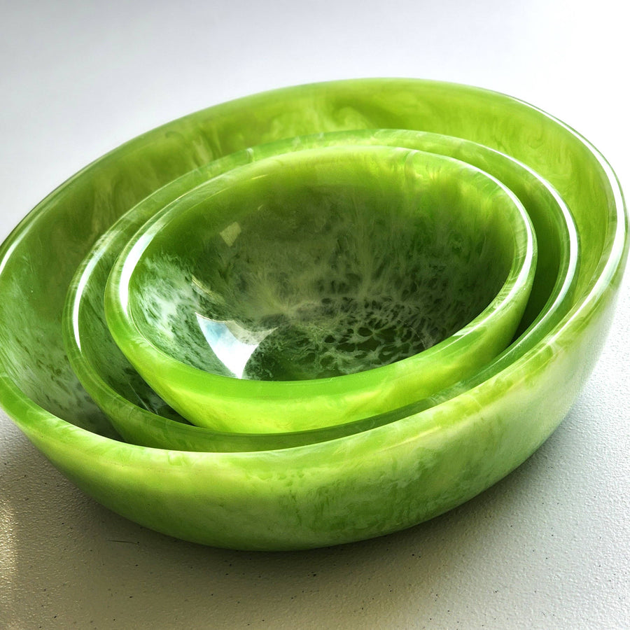 Resin Serving Bowls - Set of 3