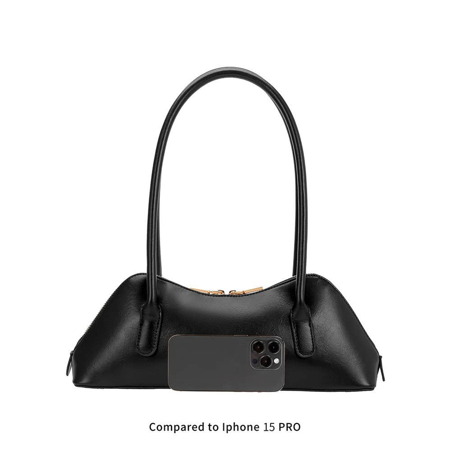 Dakota Chocolate Recycled Vegan Shoulder Bag
