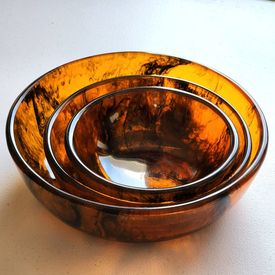 Resin Serving Bowls - Set of 3