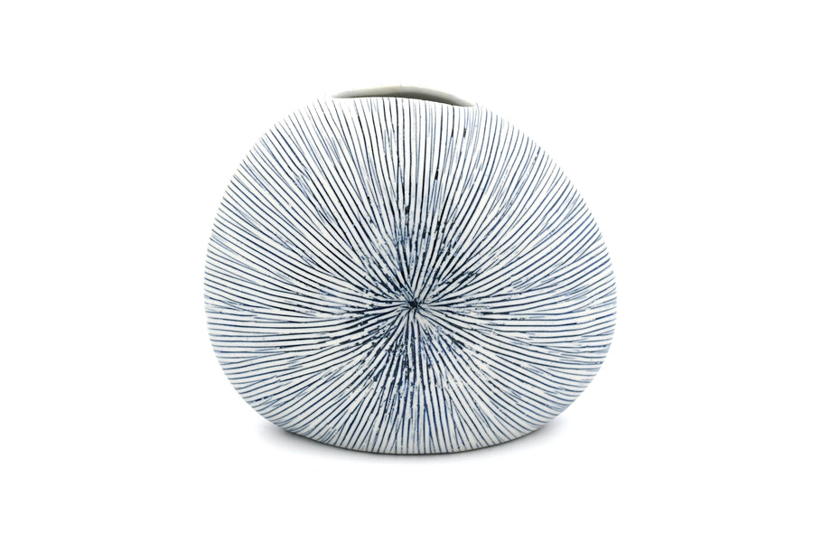 DIVA ROUND MINI S-Handcrafted Porcelain Bud Vase