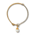 2 Tone Teeny Bracelet ~ Gold