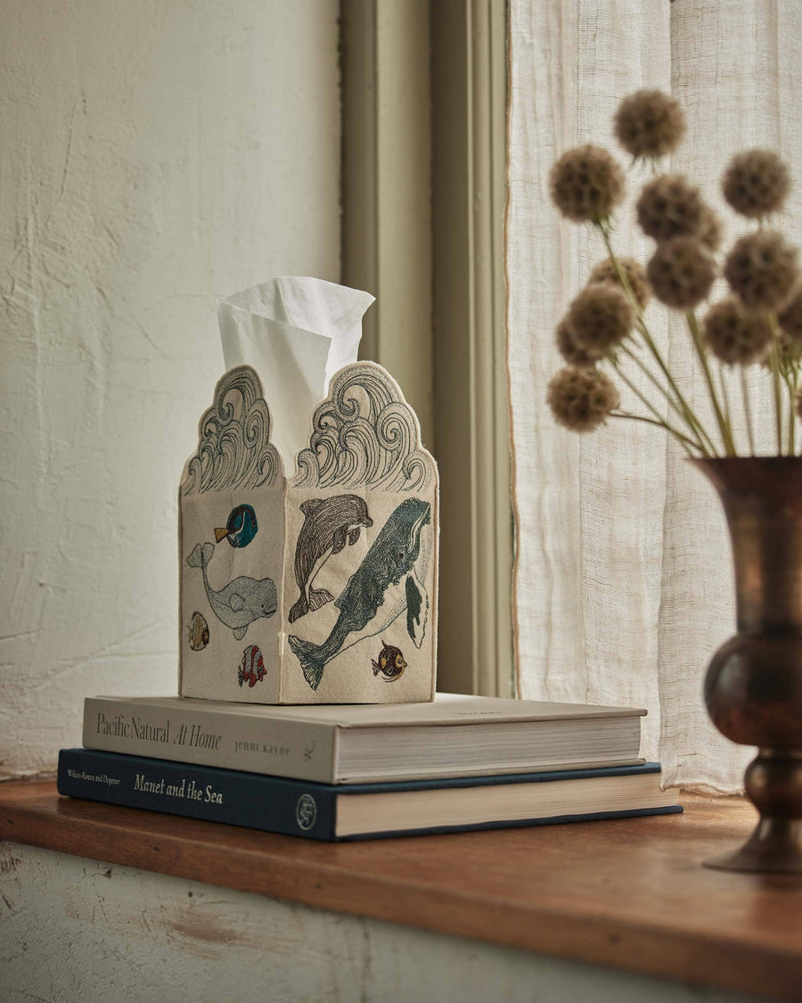 Swim Team Tissue Box Cover