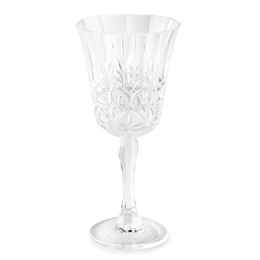 Royal Carved Stemmed Wine Glass