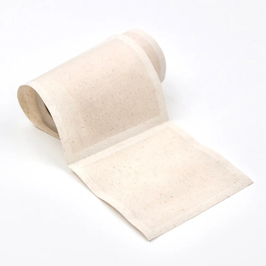 Glass Cocktail Napkin Stand With Sandalwood Napkins