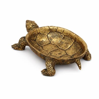 Small Gold Tortoise Tray