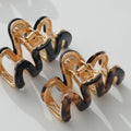 Willow Mini Vintage Metal Squiggle Claw Clip