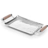 8 in x 6 in Hand Forged Stainless Steel Tray With Shagreen