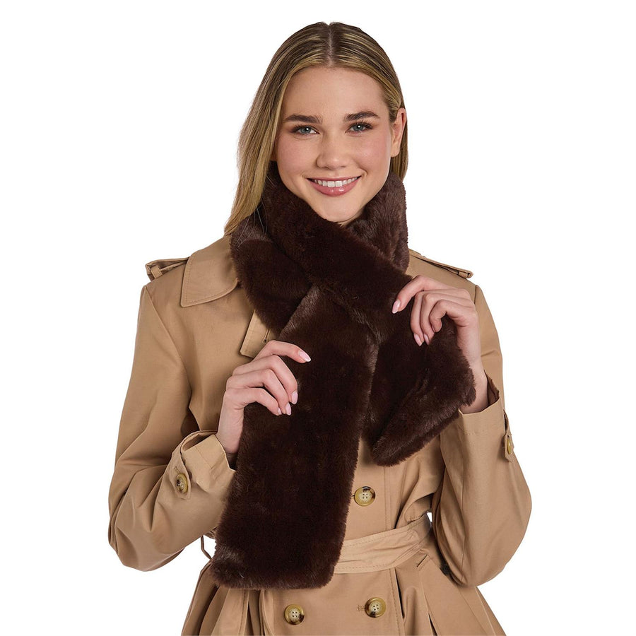 Cuddle Up Plush Faux Fur Scarf