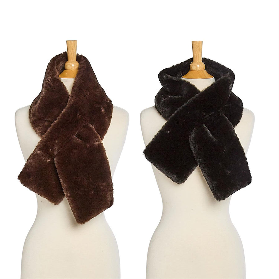 Cuddle Up Plush Faux Fur Scarf