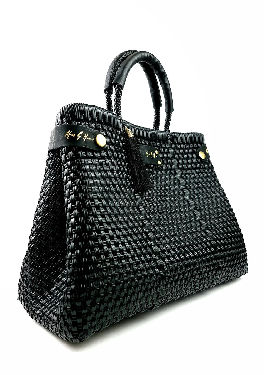 Mavis by Herrera Less Pollution Convertible Handbag - Luxury Black
