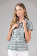 Quilted Short Sleeve Hoodie