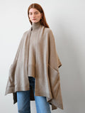 Merino Cashmere Open Poncho