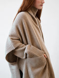 Merino Cashmere Open Poncho