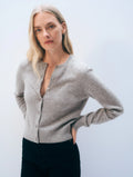Cashmere Crewneck Cardigan
