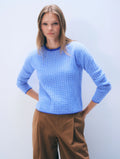 Cashmere Textured Crewneck