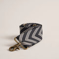 Crossbody Strap | Chevron Black & Natural