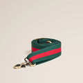 Adjustable Crossbody Strap - Thin - Racer Stripe Green & Red