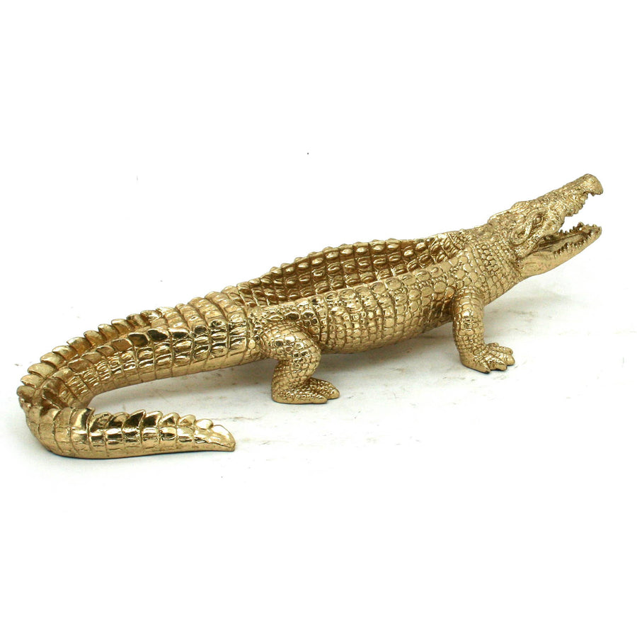 Gold Crocodile Bowl