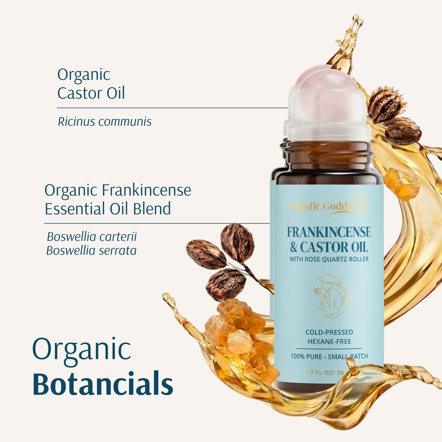 Organic Castor Oil Roll-on With Frankincense