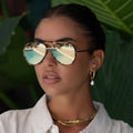 Shay Unisex Aviator Sunglasses