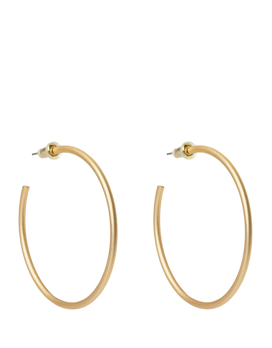 Fine Line Hoop Earrings