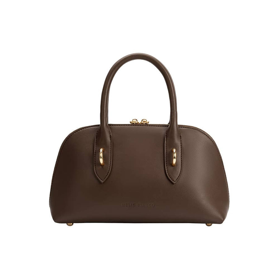 Rue Espresso Recycled Vegan Top Handle Bag