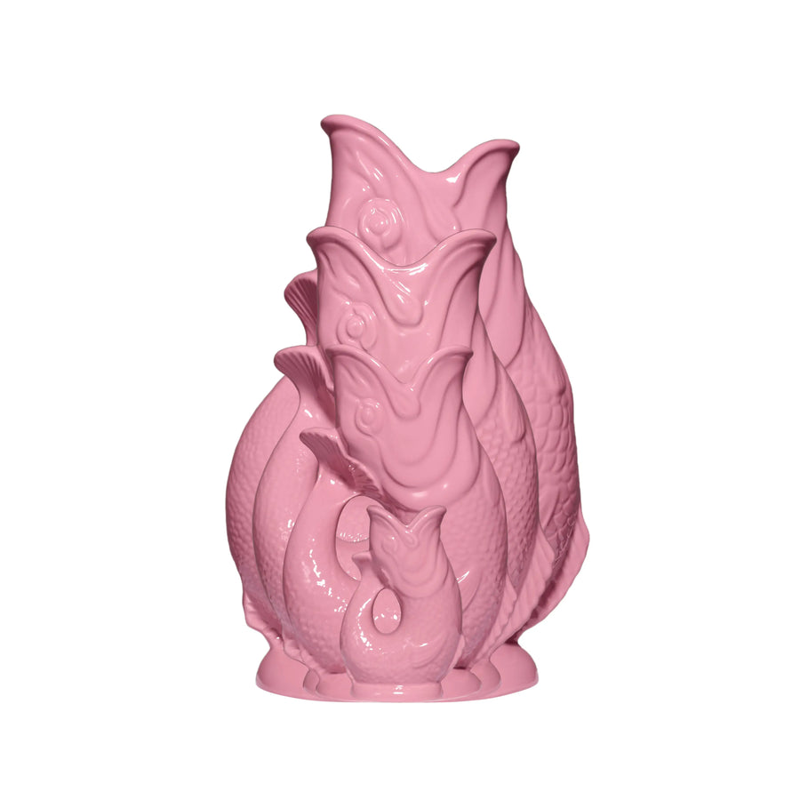 Pink Gluggle Jug