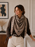K21 Large Woolen Square Bandana