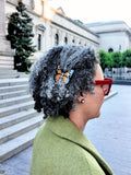 Hand-painted Mini Monarch Claw Hair Clip | Eco-Friendly