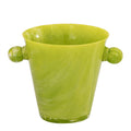 Green Resin Ice Bucket w/Handles