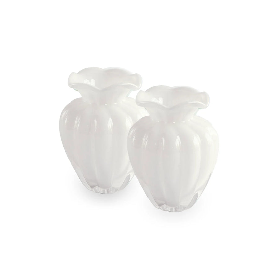 GLASS Vento Small Vase (Cream)