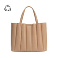 Adela Nude Recycled Vegan Leather Tote Bag