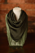 Solid Fringe Scarf